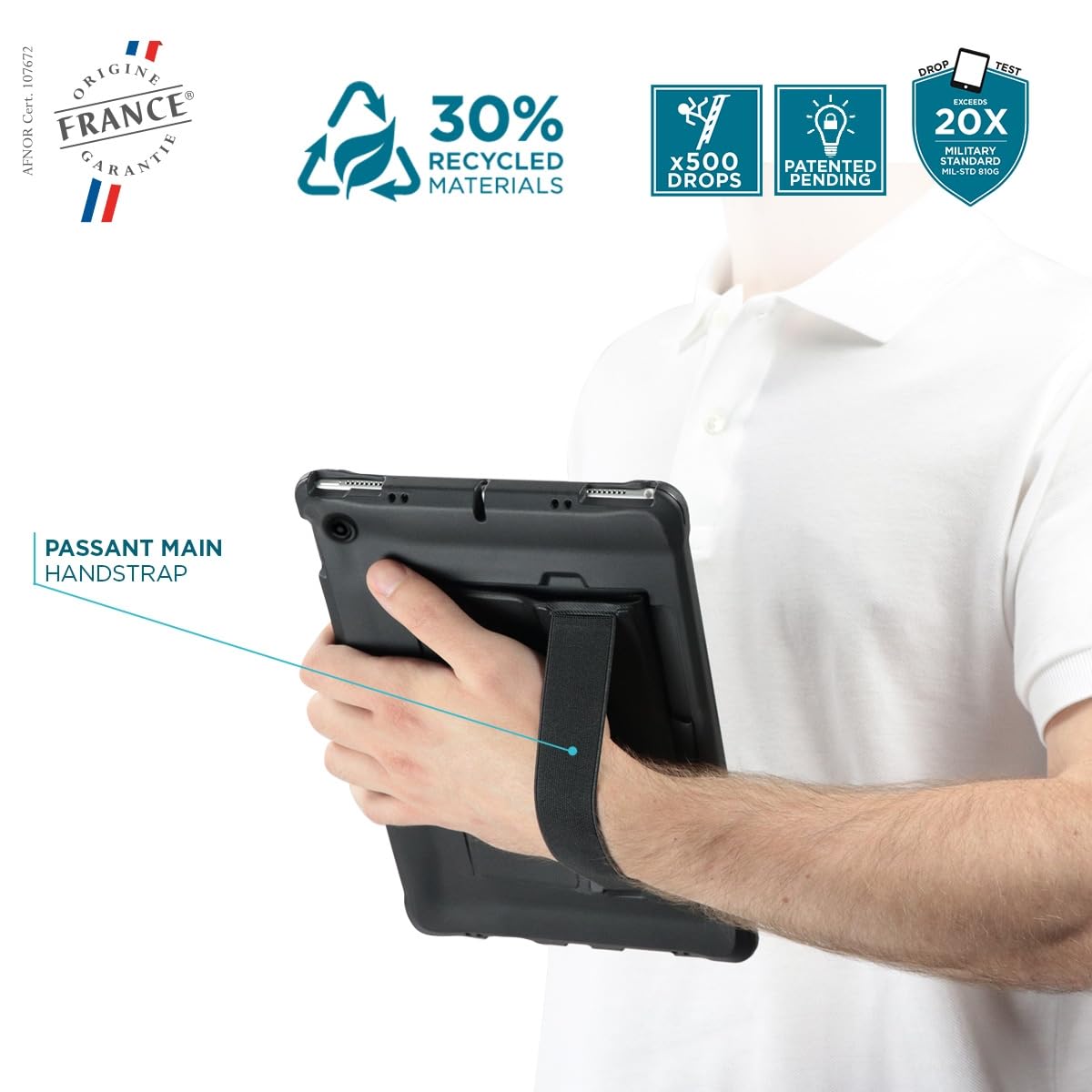 mobilis-protech-coque-renforc-e-galaxy-tab-a9-11-sm-x210-sm-x216-avec-tr-pied-et image 6