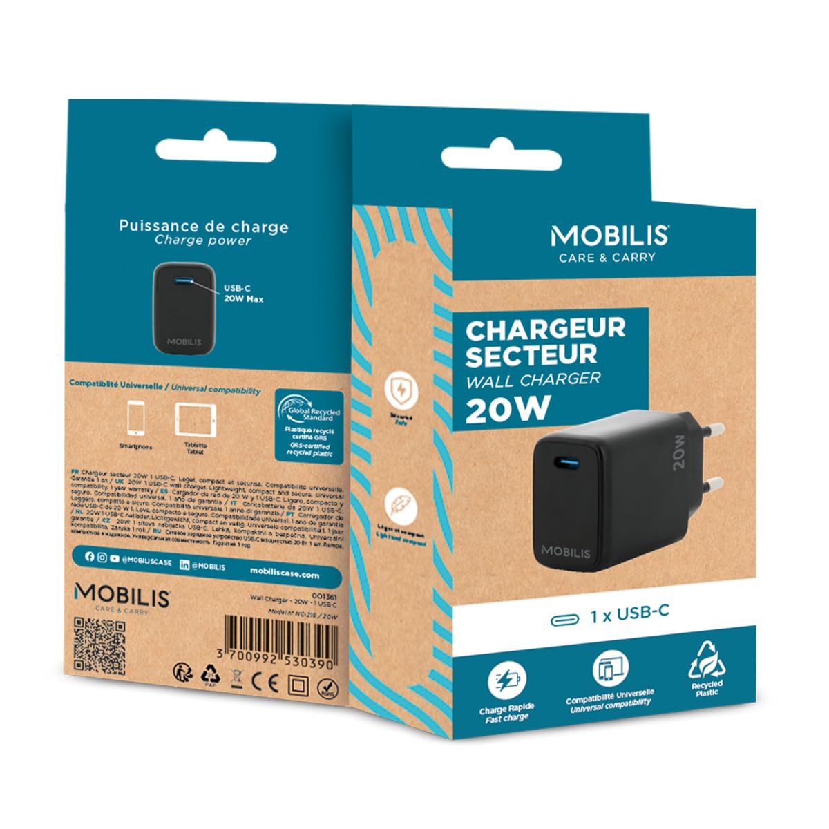 mobilis-t-series-chargeur-secteur-20w-usb-c-power-delivery image 6