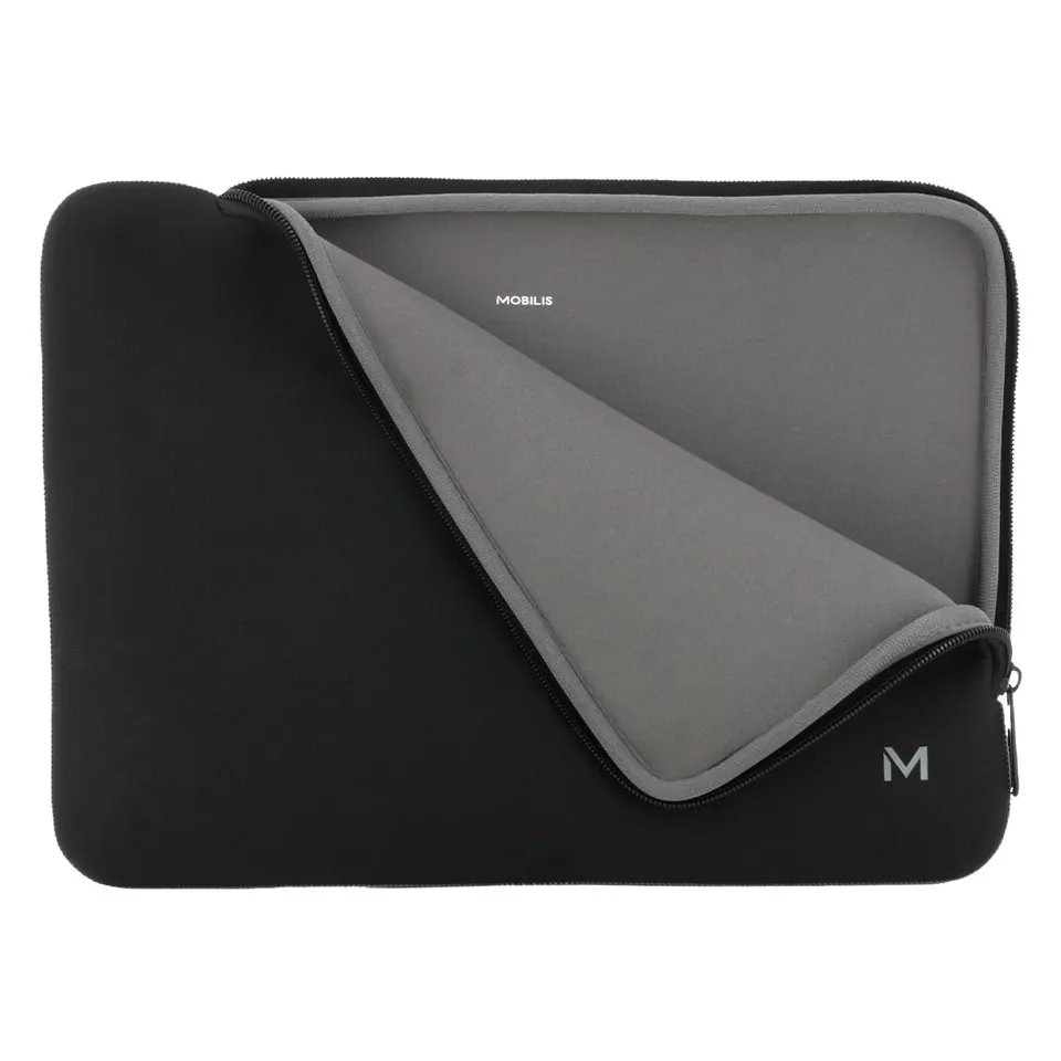 mobilis-skin-housse-n-opr-ne-12-5-14-pour-pc-portable-noir-gris image 1