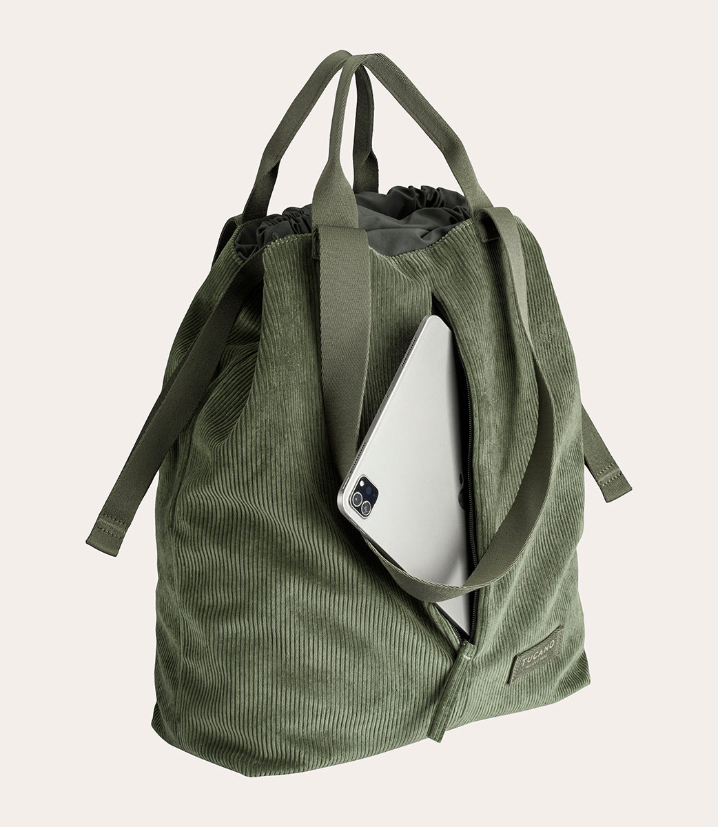 tucano-carry-corduroy-vertical-shopper-vertical-en-velours-de-coton image 6