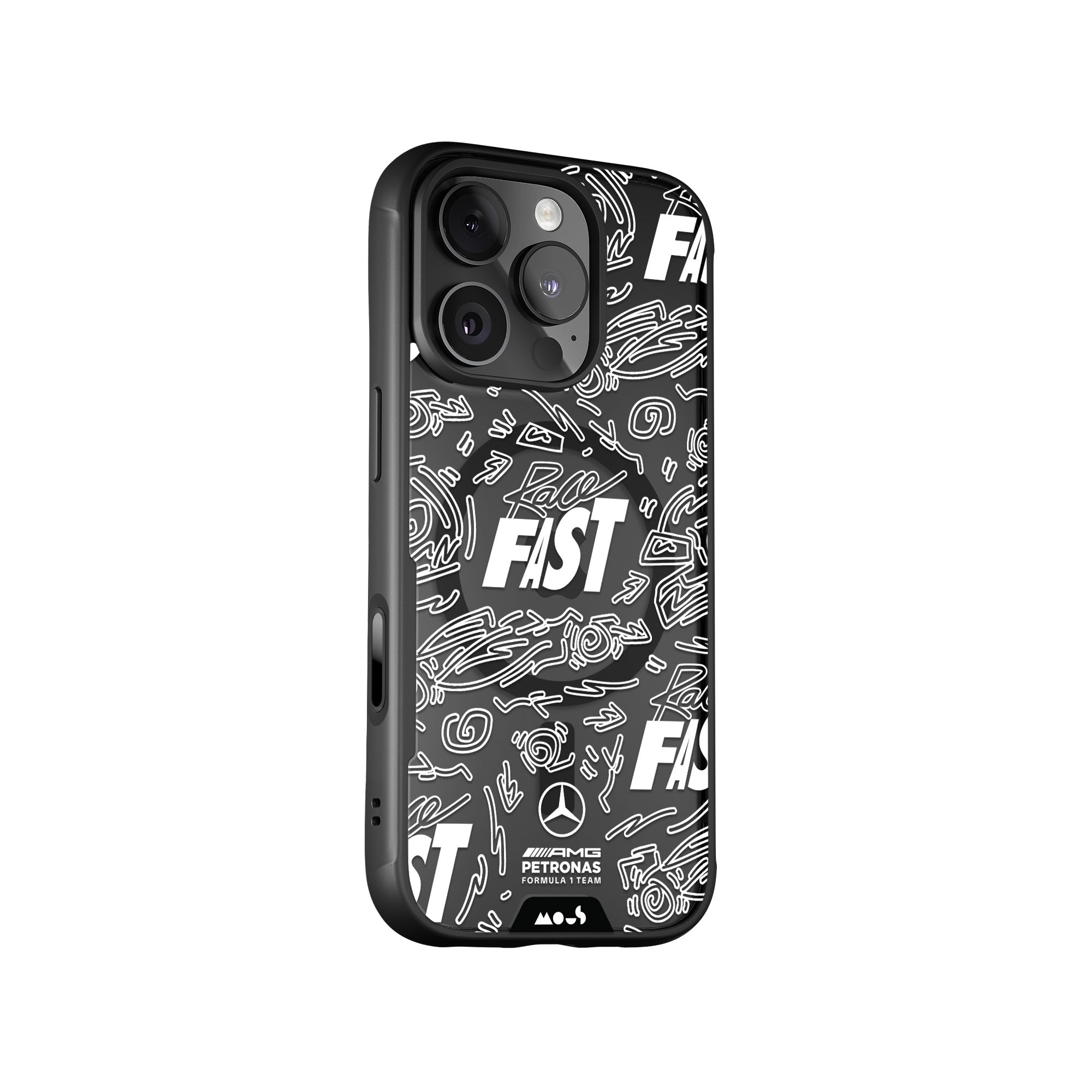 coque-t-l-phone-mous-x-mercedes-amg-petronas-f1-race-day-clear-magsafe-transpare image 3