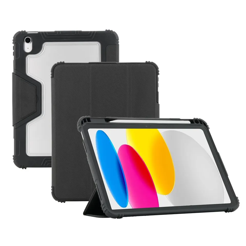 mobilis-r-series-coque-dos-transparent-coins-renforc-s-pour-ipad-11-2025-a16-11e image 1