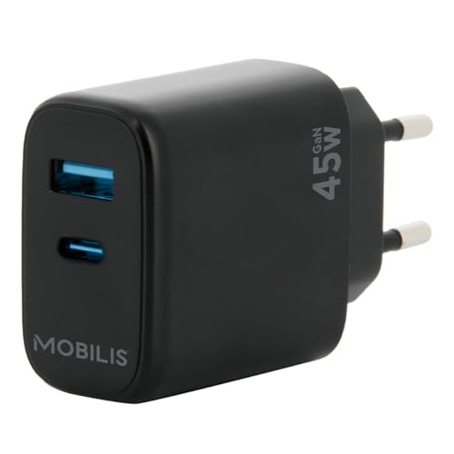 mobilis-chargeur-secteur-45-w-gan-1-port-usb-c-et-1-port-usb-a-charge-rapide-pou image 7