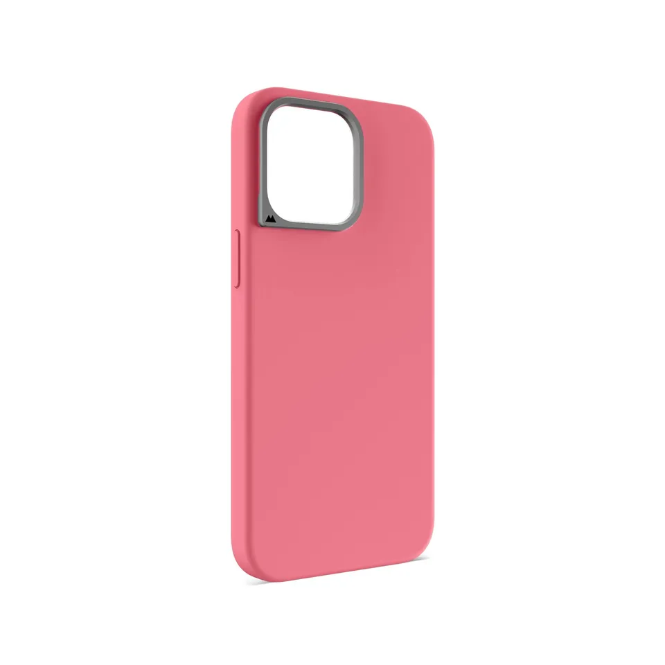 mous-minimalist-coque-silicone-bubblegum-magsafe-compatible-rose image 1