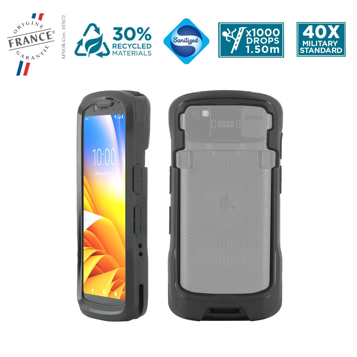 mobilis-protech-coque-renforc-e-pour-zebra-tc53-tc58-fr55-noir image 2