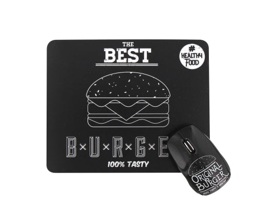 t-nb-burger-exclusiv-bundle-souris-sans-fil-tapis-de-souris-design image 1
