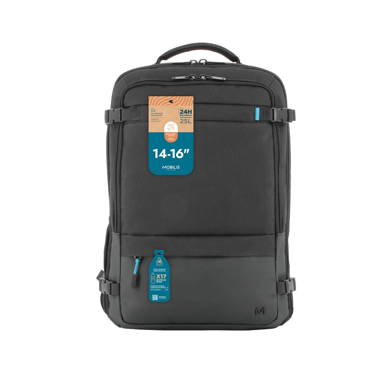 mobilis-sac-dos-business-24h-25l-14-16-cabine-noir-100-recycl image 8