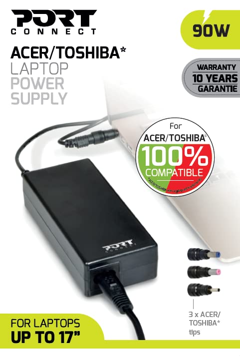 port-designs-port-connect-alimentation-pc-90w-compatible-acer-toshiba-prise-uk image 5