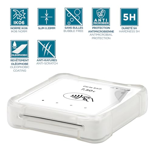 mobilis-film-de-protection-incassable-pour-sumup-solo-solo-lite-ik06-antimicrobi image 5