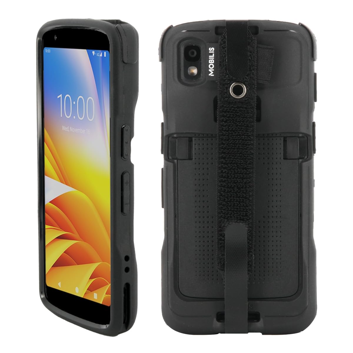 mobilis-protech-coque-renforc-e-zebra-tc22-tc27-dragonne-antichute image 1