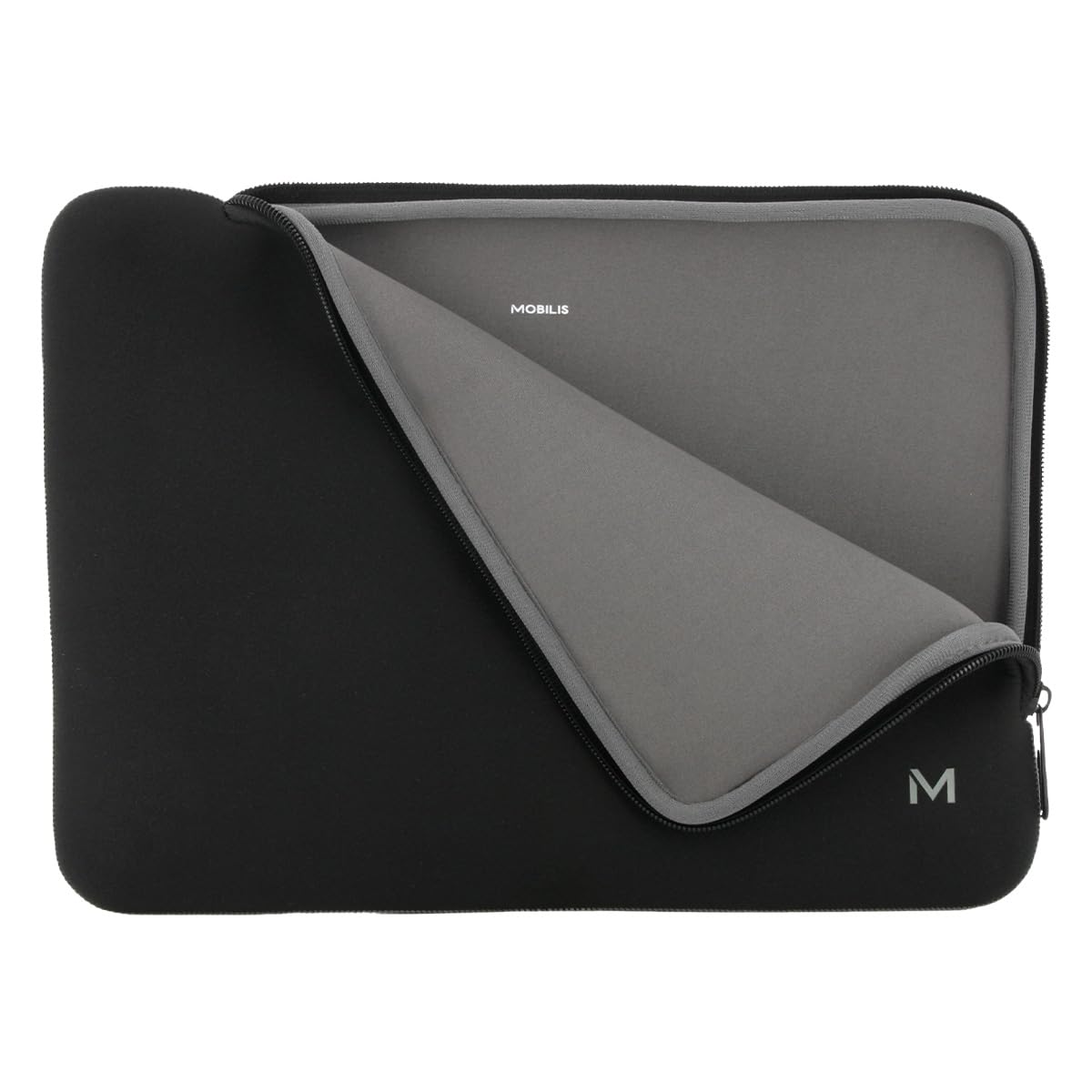 mobilis-skin-housse-n-opr-ne-12-5-14-pour-pc-portable-noir-gris image 1