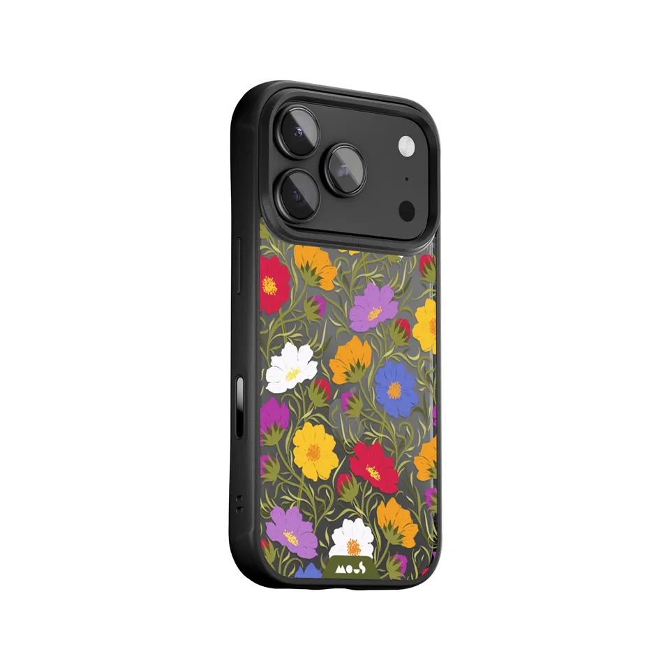 mous-cosmos-multicolore-coque-de-protection-fleurs-bleu-orange-rose image 1