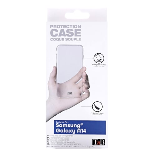 t-nb-coque-souple-transparente-pour-samsung-galaxy-a14 image 1