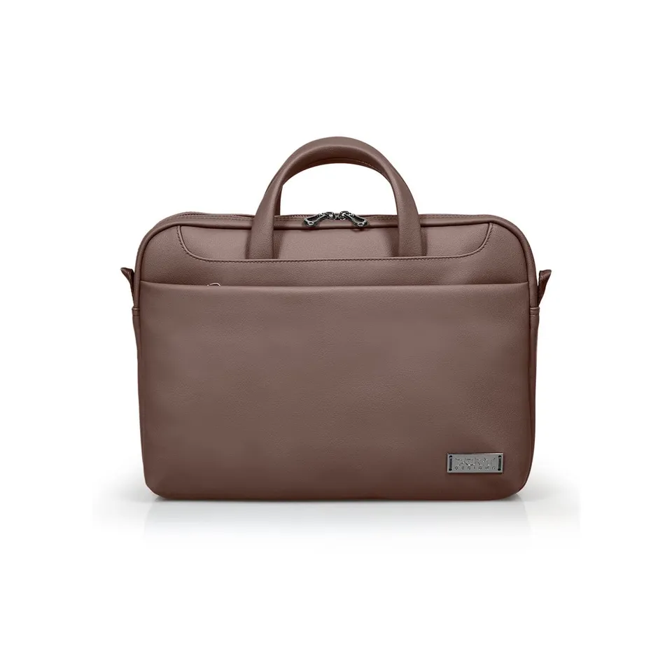port-designs-zurich-toploading-sacoche-pc-13-3-14-pouces-simili-cuir-noire image 1