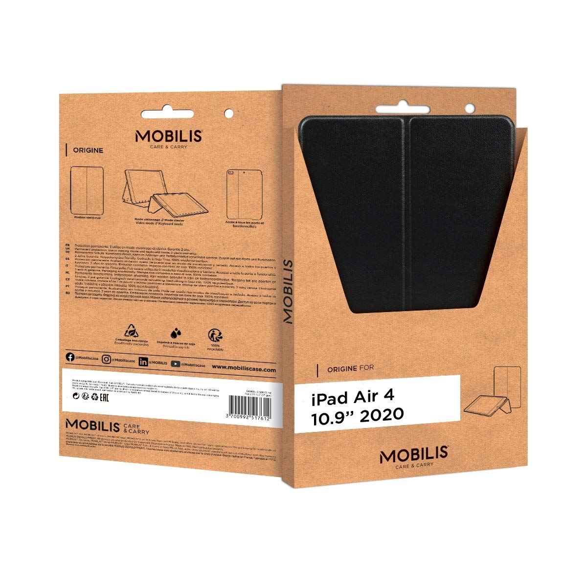 mobilis-folio-ipad-air-10-9-air-5-2022-air-4-2020-support-noir image 6