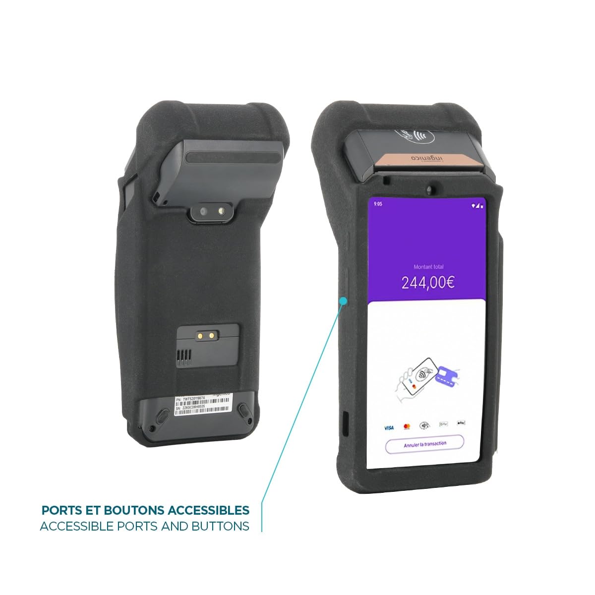 mobilis-r-series-coque-silicone-pour-ingenico-dx-8000-noir image 3