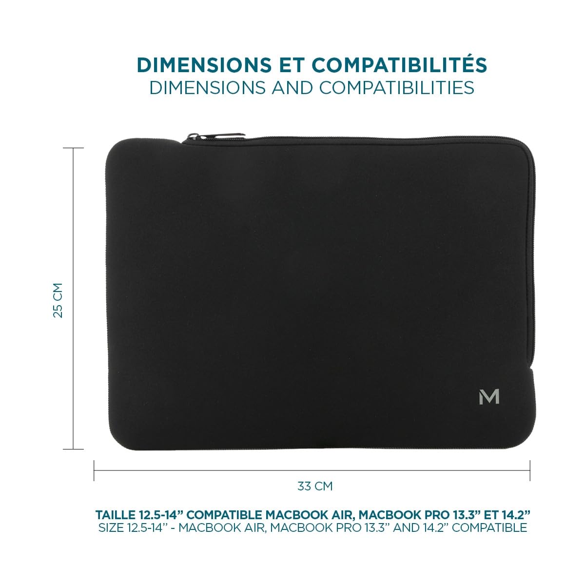 mobilis-skin-housse-n-opr-ne-12-5-14-pour-pc-portable-noir-gris image 2