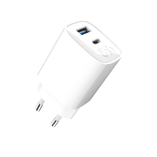 t-nb-chargeur-secteur-gan-45w-1x-usb-c-1x-usb-a-power-delivery image 1
