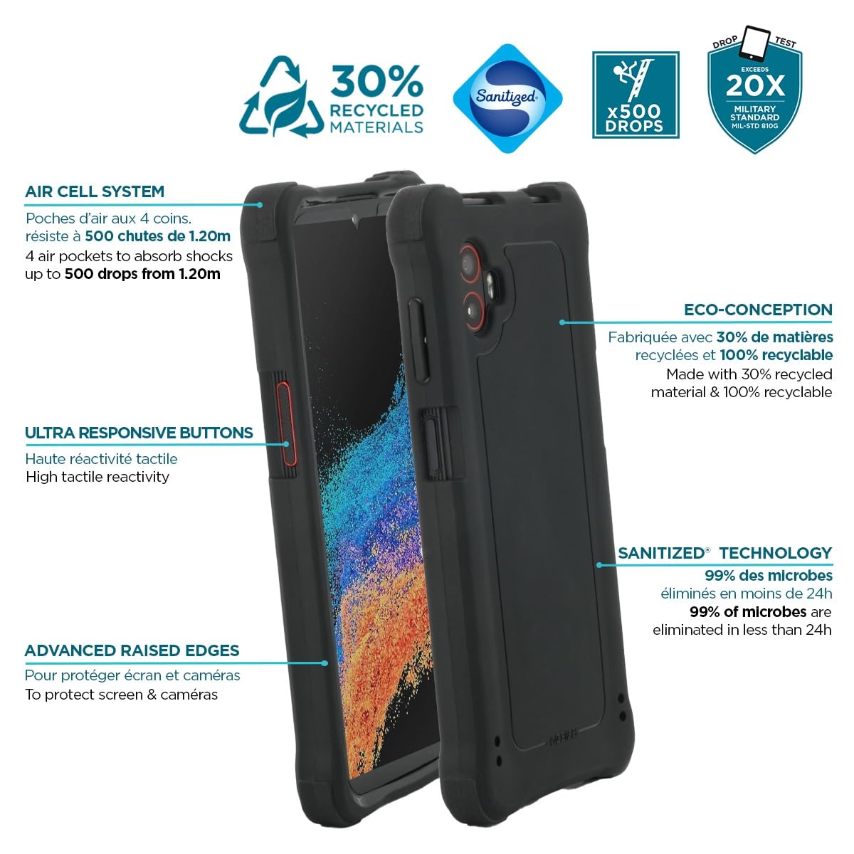 mobilis-spectrum-r-coque-bumper-pour-samsung-galaxy-xcover-6-pro-6-6-noir image 3