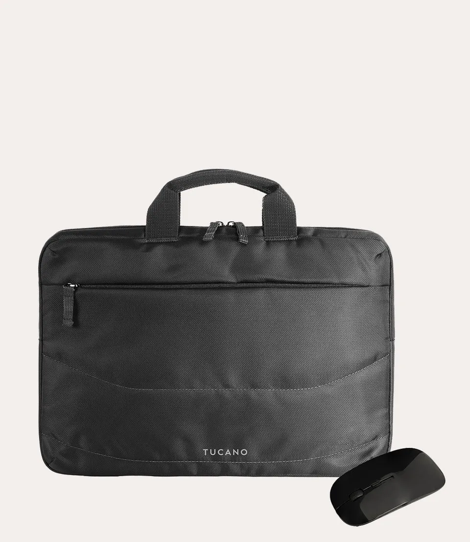 tucano-idea-bundle-14-sacoche-ordinateur-14-pouces-avec-souris-sans-fil-incluse- image 1
