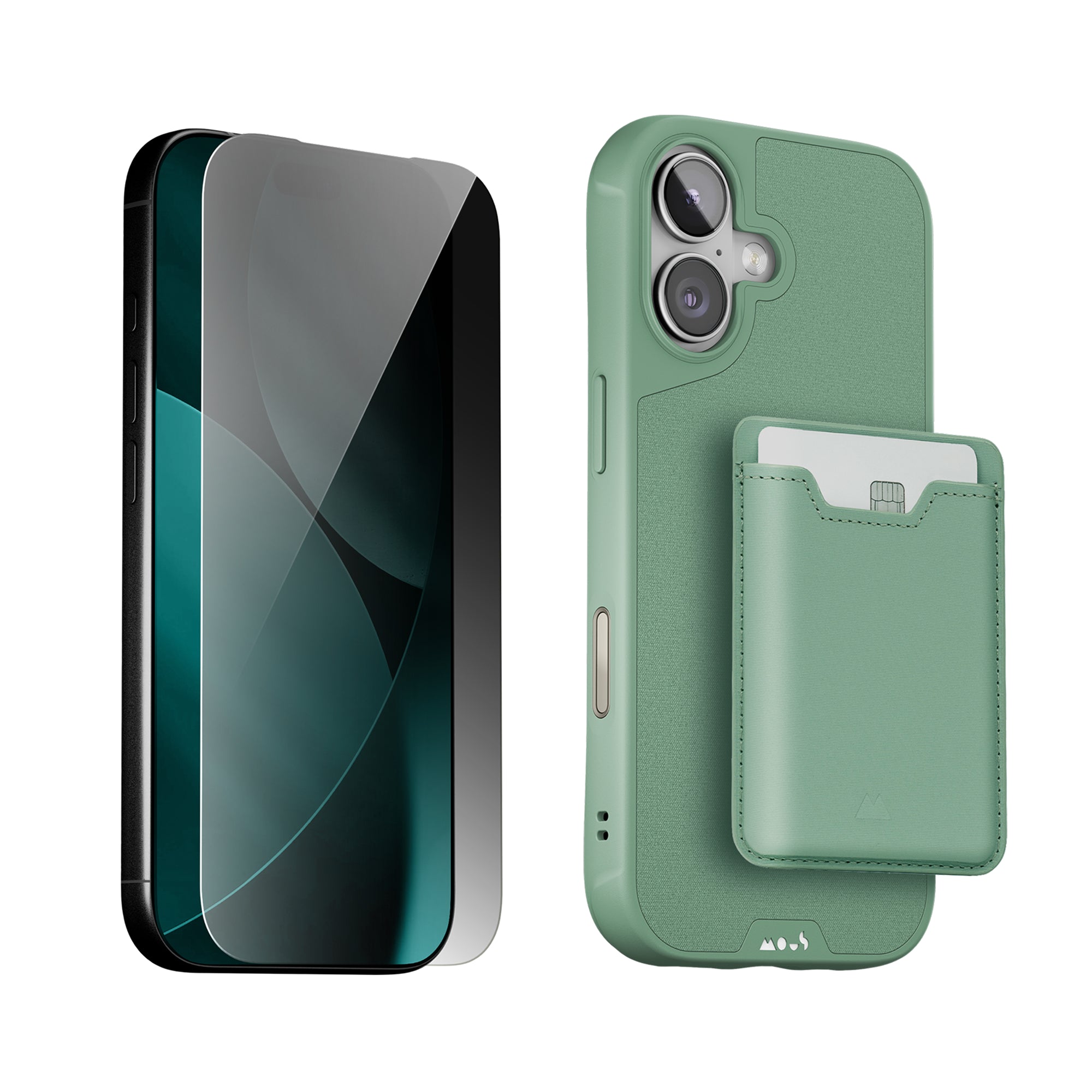 mous-apple-starter-kit-coque-limitless-sage-prot-ge-cran-pour-iphone-17 image 6