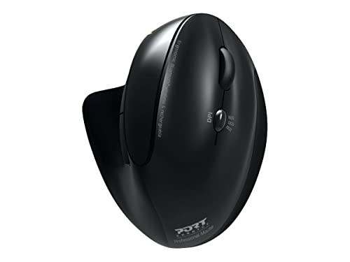 port-designs-souris-ergonomique-trackball-bluetooth-2-4ghz-rechargeable-noire image 7