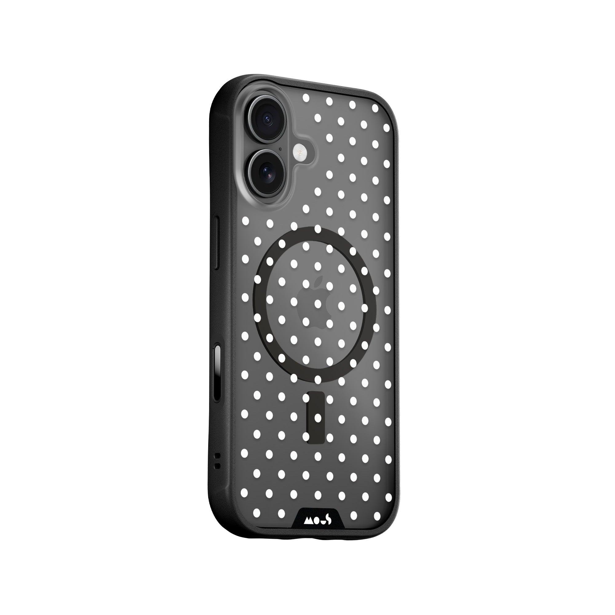 mous-blanc-coque-de-t-l-phone-de-protection-polka-dots-magsafe image 2