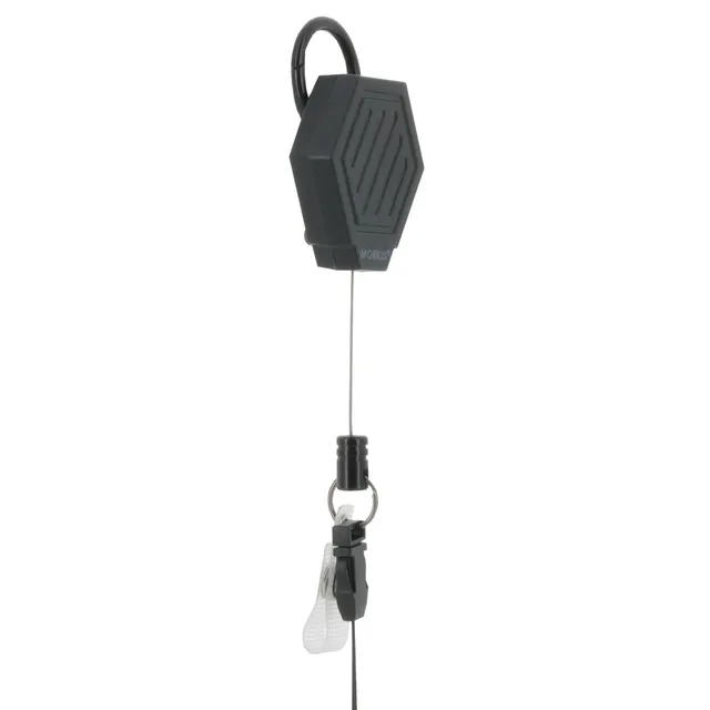mobilis-t-series-c-ble-r-tractable-80-cm-avec-mousqueton-et-clip-ceinture image 1