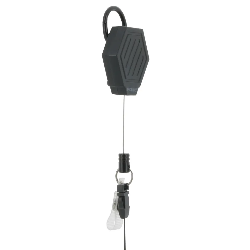 mobilis-t-series-c-ble-r-tractable-80-cm-avec-mousqueton-et-clip-ceinture image 1