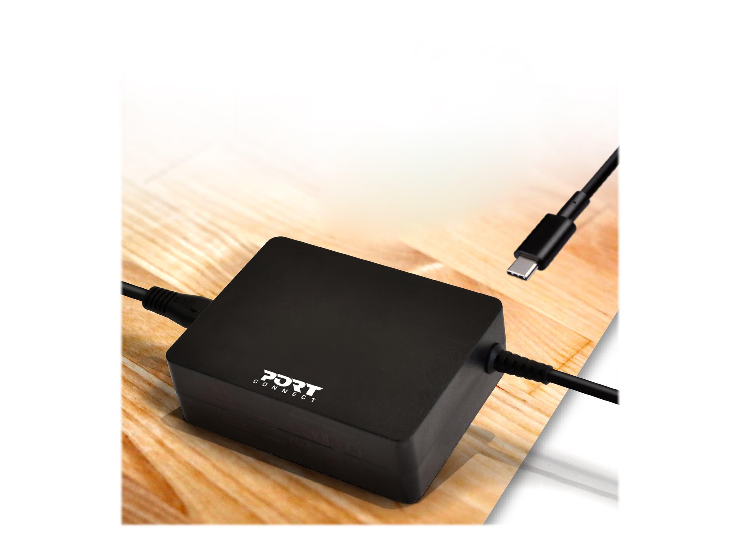port-connect-alimentation-usb-c-45w-pour-mac-pc-tablette-et-smartphone-prise-eu image 2