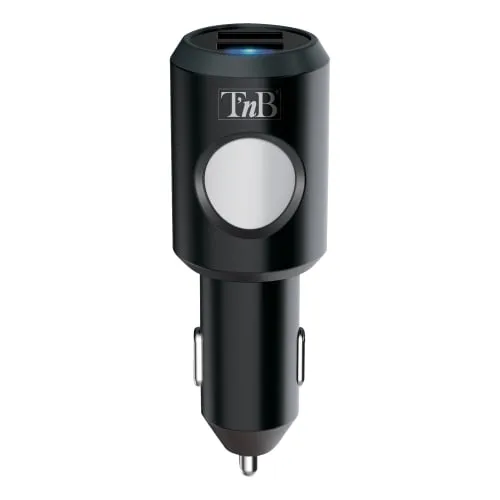 t-nb-cacsafe-chargeur-allume-cigare-2x-usb-a-30w-quick-charge-sos-urgence image 1