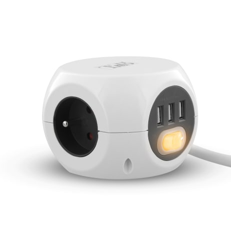 t-nb-multiprise-2-en-1-3-prises-16a-3-ports-usb-2-4a-avec-interrupteur-on-off image 1