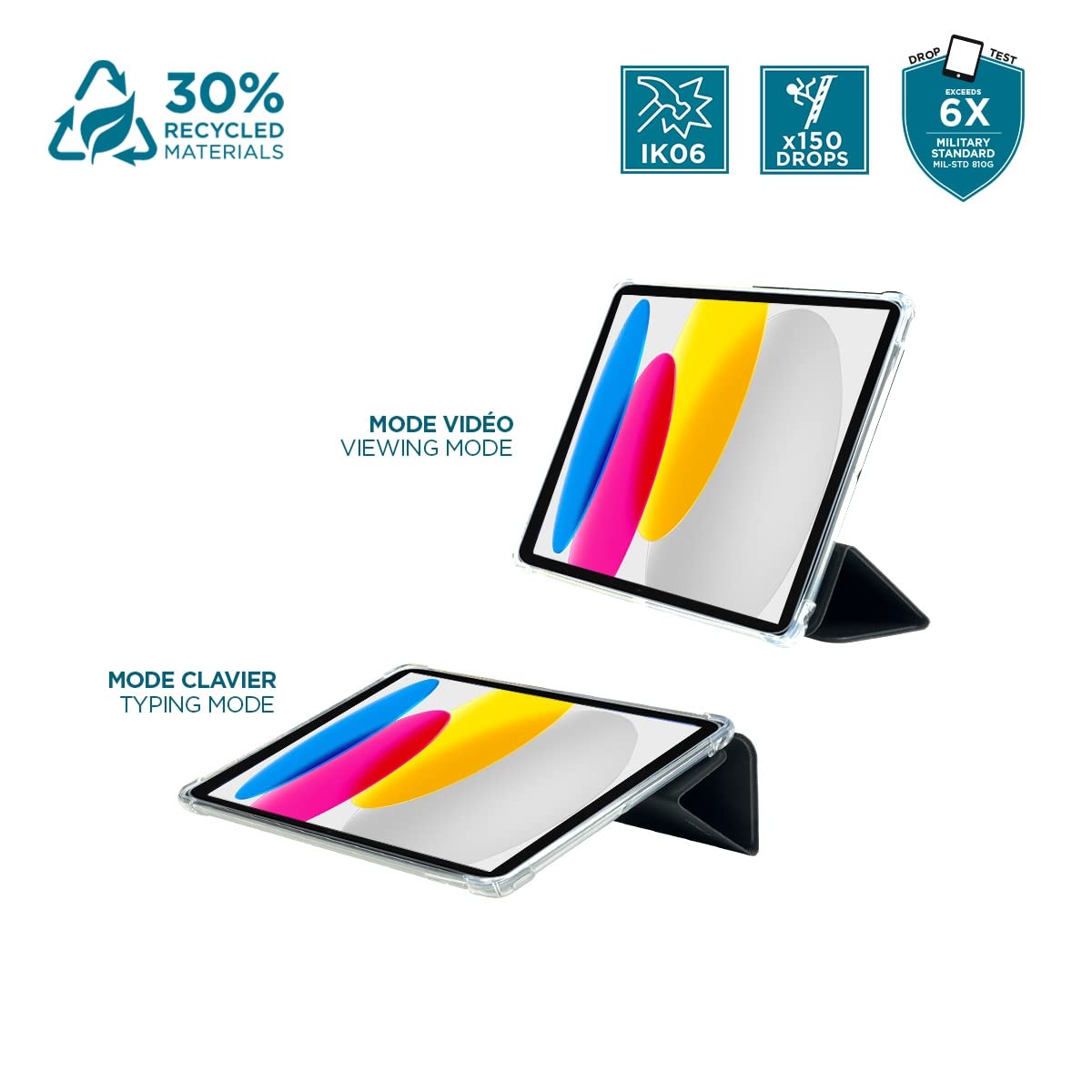 mobilis-activ-coque-pour-ipad-10-9-10e-g-n-2022-a2696-a2757-a2777-transparent-no image 3