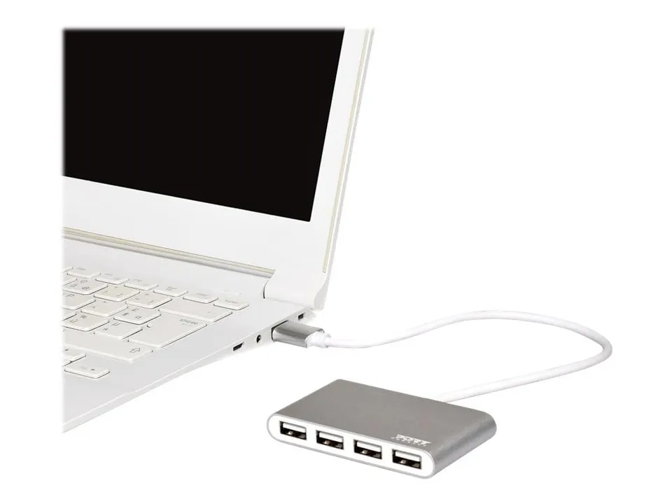 port-designs-port-connect-hub-usb-a-4-ports-usb-2-0-480-mb-s image 1