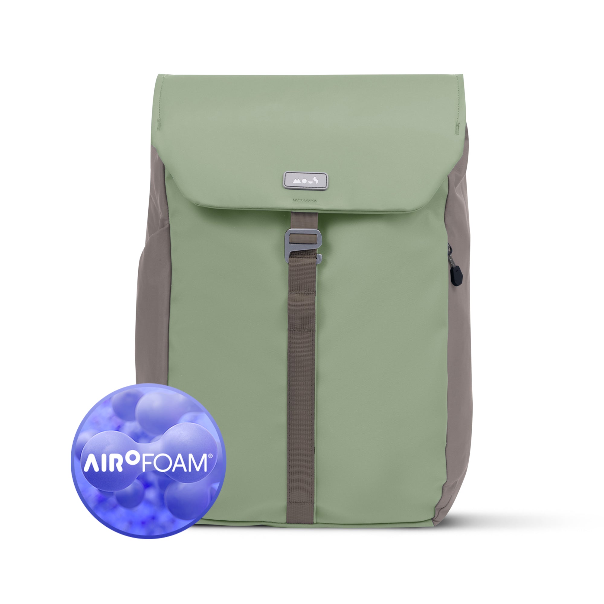 mous-day-backpack-airofoam-sage-flap-20-litres-sac-dos-vert-20l image 7