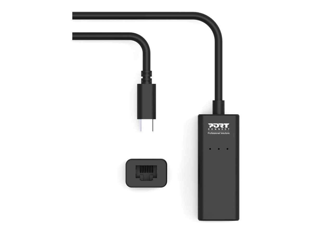 port-designs-port-connect-adaptateur-usb-c-m-le-vers-rj45-femelle-ethernet-30-cm image 3