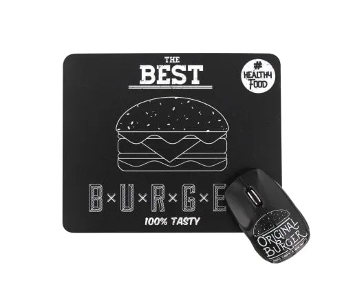 t-nb-burger-exclusiv-bundle-souris-sans-fil-tapis-de-souris-design image 1