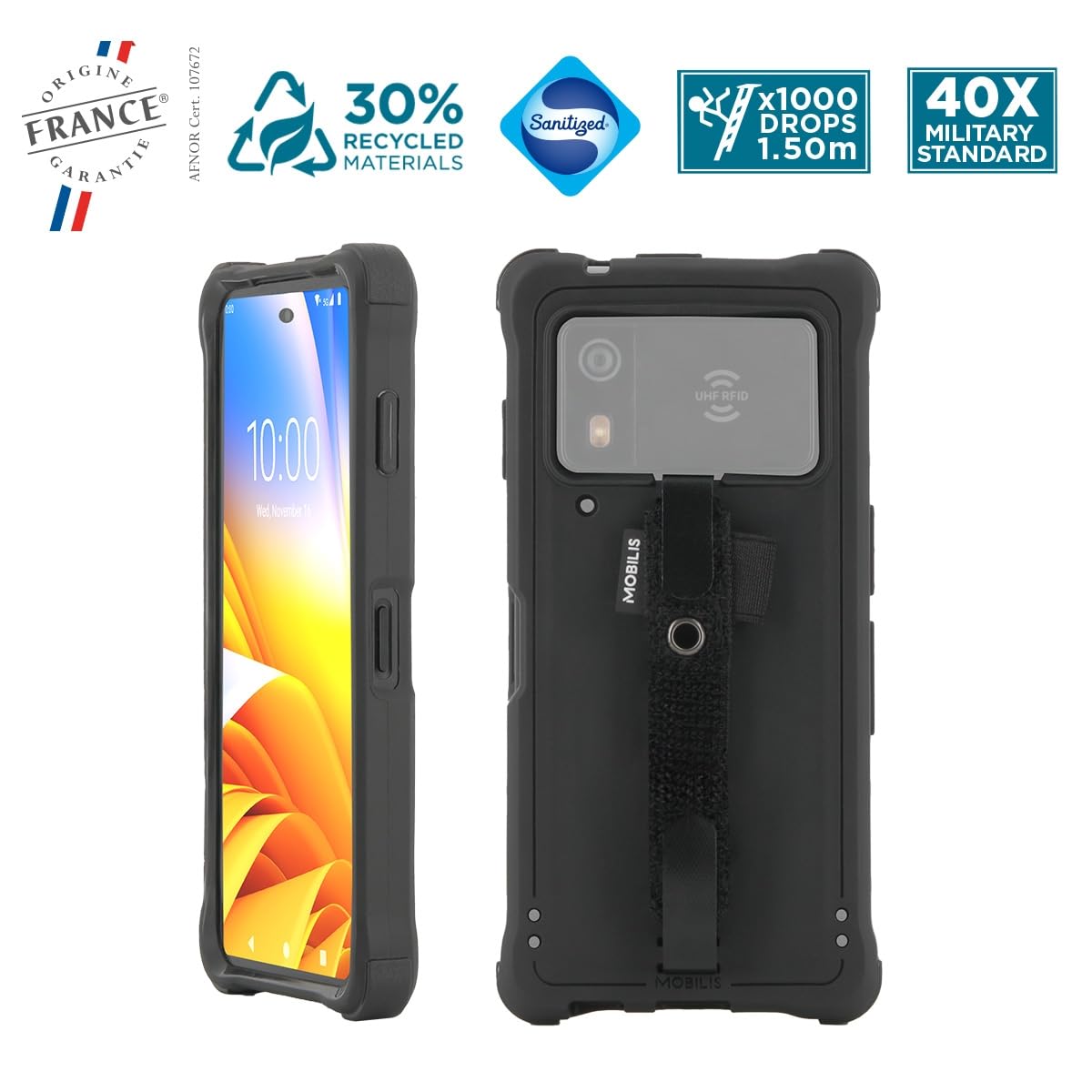 mobilis-protech-coque-renforc-e-dragonne-antichute-pour-terminal-zebra-rfid-em45 image 2