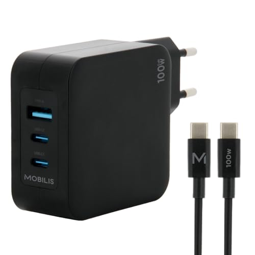 mobilis-chargeur-secteur-gan-100w-2-usb-c-1-usb-a-avec-c-ble-2m image 8