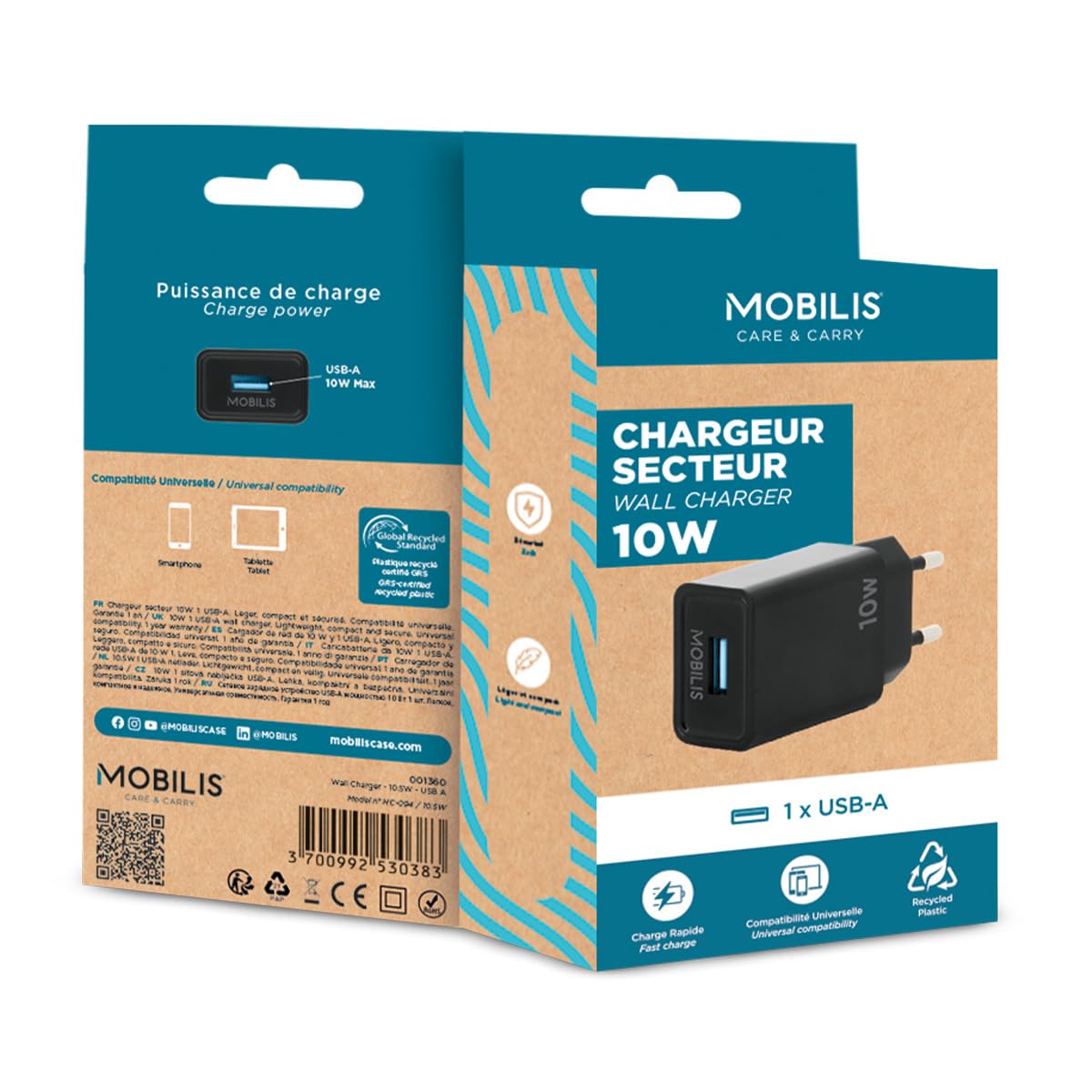 mobilis-t-series-chargeur-secteur-10-5w-usb-a-quick-charge image 6