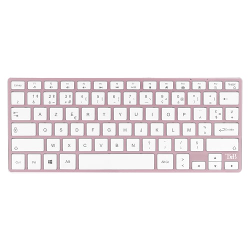 t-nb-iclick-color-clavier-souris-bluetooth-rose-aluminium image 1