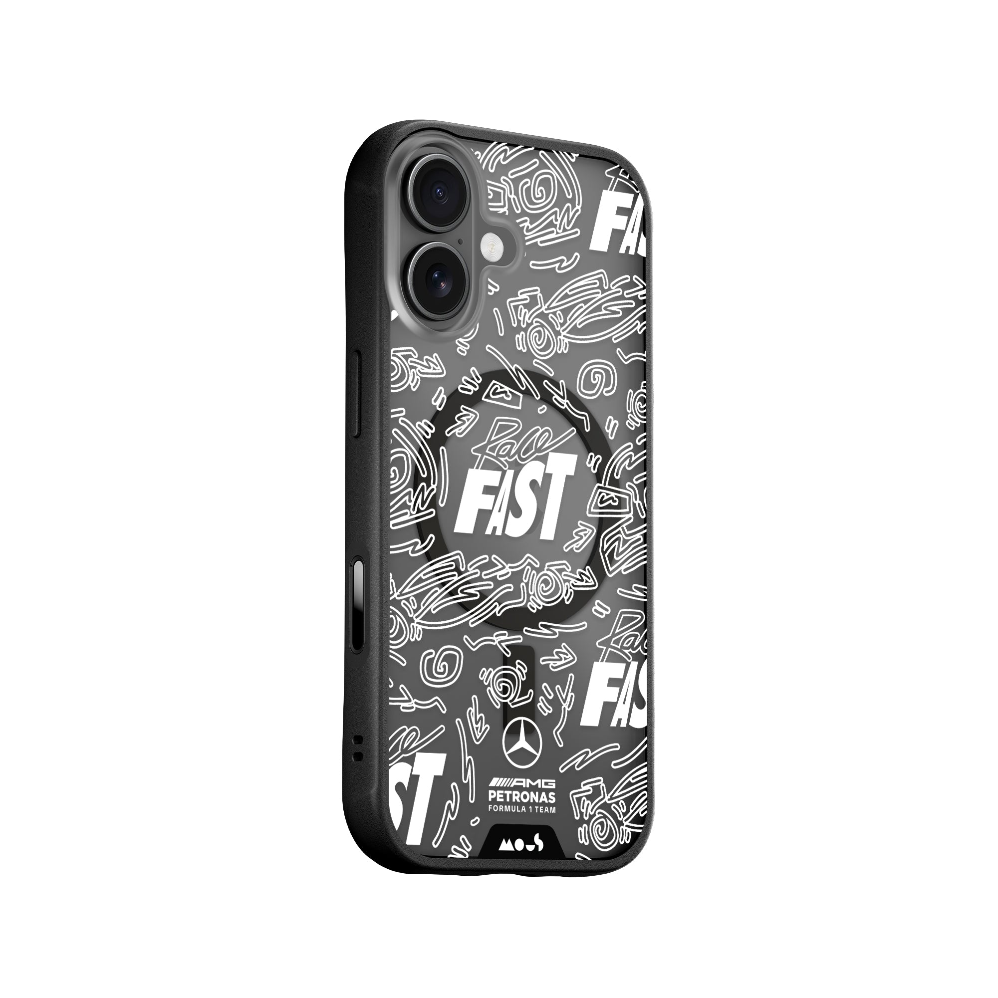 coque-t-l-phone-mous-x-mercedes-amg-petronas-f1-race-day-clear-magsafe-transpare image 2