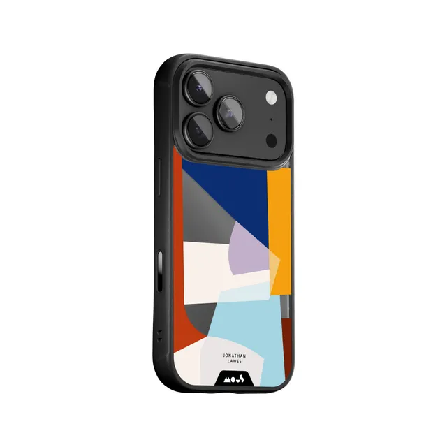 coque-de-protection-mous-rio-jonathan-lawes-design-abstract-beige-et-bleu image 1