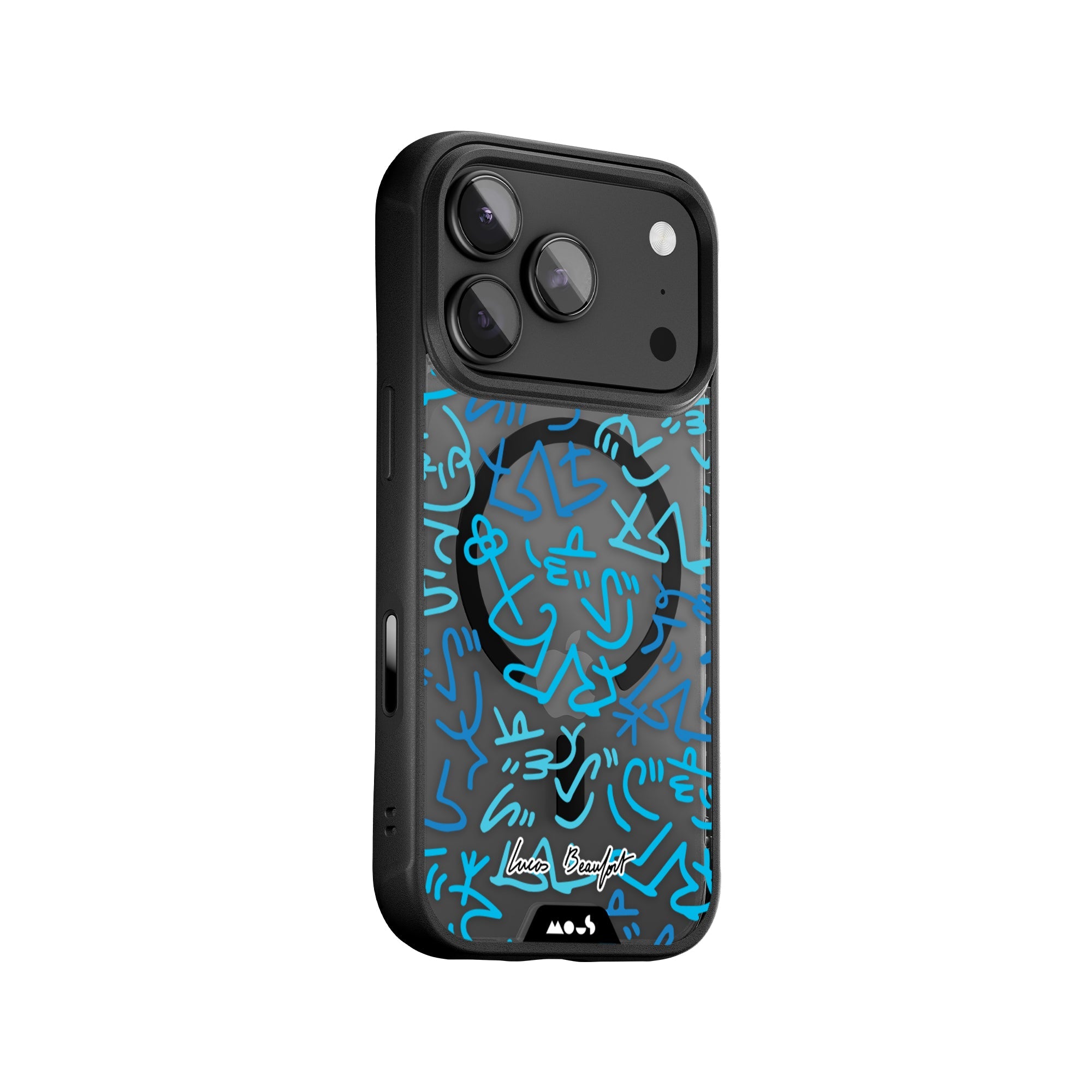 mous-x-lucas-beaufort-blue-coque-de-t-l-phone-magsafe-street-art image 1