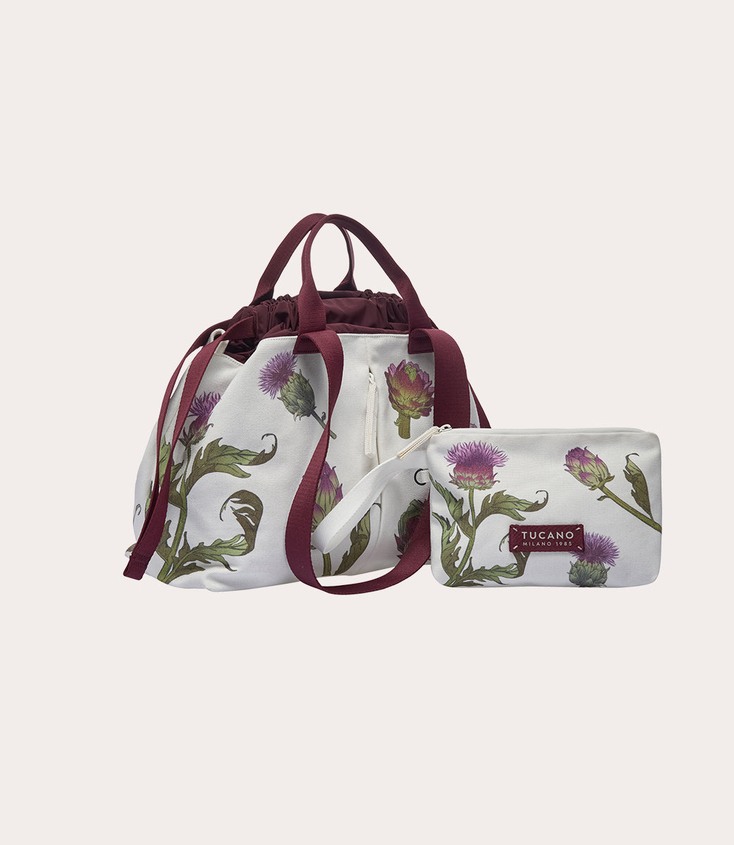 tucano-carry-artichoke-small-sac-shopper-toile-imprim-botanique image 4