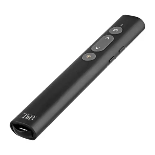 t-nb-pointeur-laser-de-pr-sentation-rechargeable-usb-a-usb-c-noir image 1