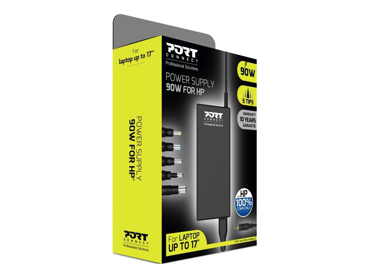 port-designs-port-connect-alimentation-pc-portable-hp-90w-prise-uk image 2
