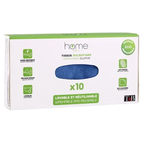 t-nb-bo-te-de-10-chiffons-microfibre-r-utilisables image 1