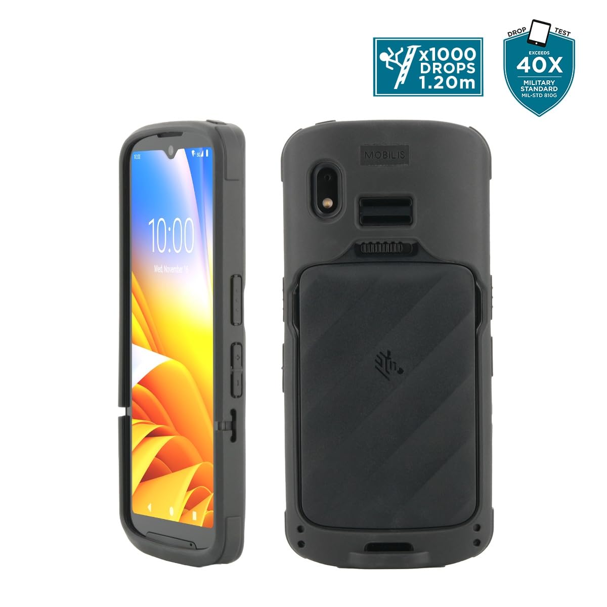 mobilis-coque-de-protection-renforc-e-pour-terminal-zebra-tc15-et-tn28 image 2