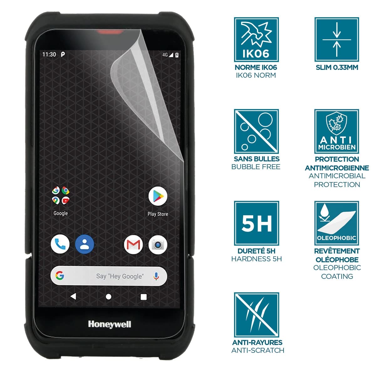 mobilis-film-de-protection-d-cran-incassable-pour-honeywell-scanpal-eda52-eda56- image 2
